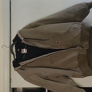 Carhartt Men's 2XL jacket with fleece lining and hood